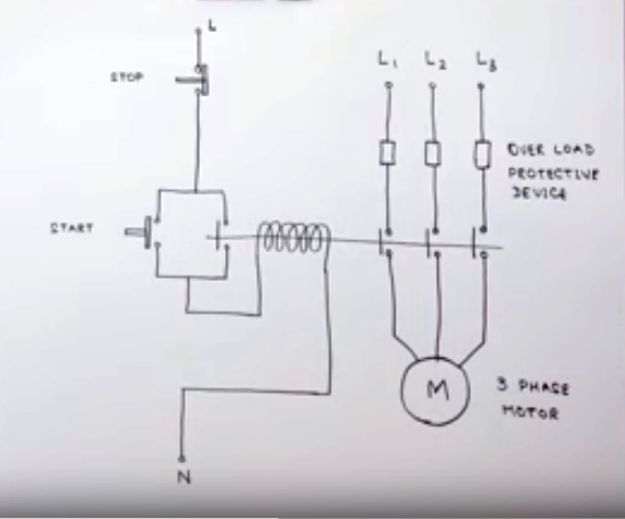 Phase Ac Motor Circuit Diagram