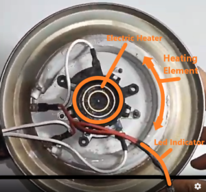 thermostat in electric kettle