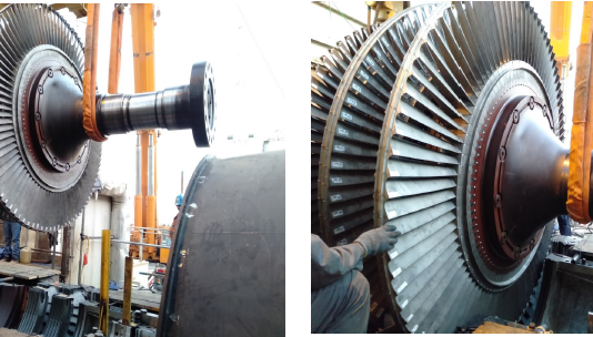 Turbine Rotor, Compressor Rotor Coupling Engagement Installation