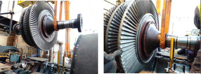 Turbine Rotor, Compressor Rotor Coupling Engagement Installation