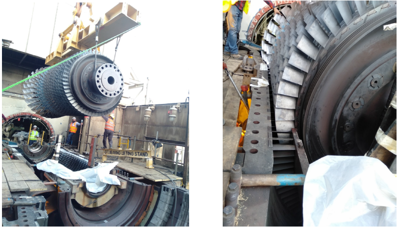 Turbine Rotor, Compressor Rotor Coupling Engagement Installation